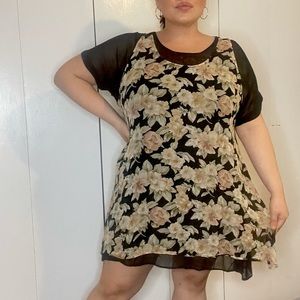 Vintage floral dress